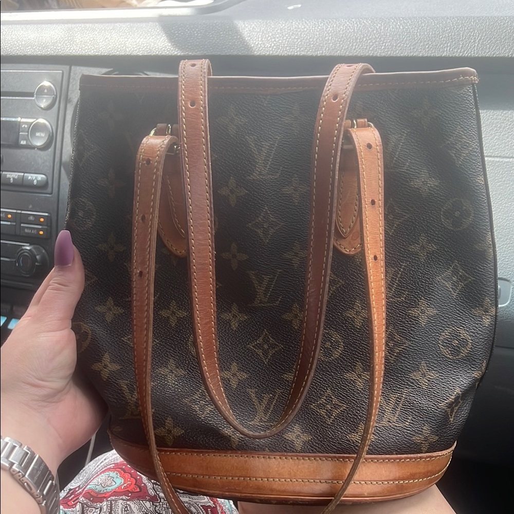 Louis Vuitton Brown Monogram Tote with Vachetta Leather